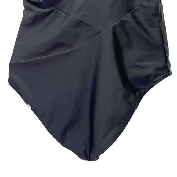 Summersalt Sidestroke Swimsuit Size 14 Black One Shoulder One Piece UPF 50+ - Picture 9 of 15